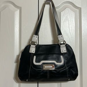 TIGNANELLO Navy Blue Leather shoulder bag